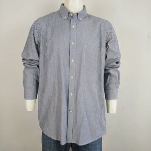🔴Club Room striped long sleeve men's dress shirt